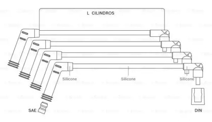 Комплект электропроводки BOSCH F 000 99C 117