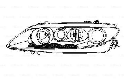 Основная фара BOSCH F 014 002 615