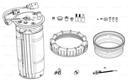 Отопление, топливозаправочная система (впрыск карбамида) BOSCH F 01C 600 240