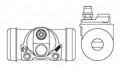 Цилиндр BOSCH F 026 002 343