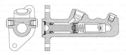 Цилиндр BOSCH F 026 003 941