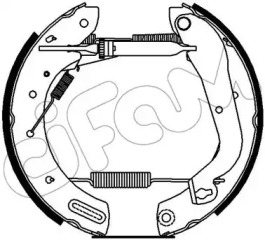 Комлект тормозных накладок CIFAM 151-253