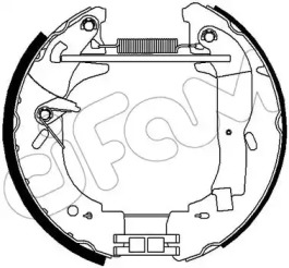 Комлект тормозных накладок CIFAM 151-301