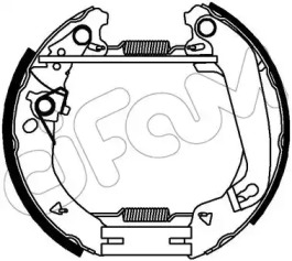 Комплект тормозных колодок CIFAM 151-341