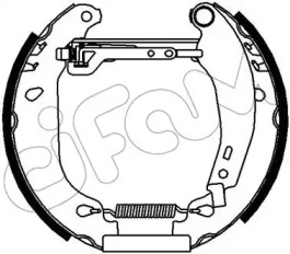 Комлект тормозных накладок CIFAM 151-398