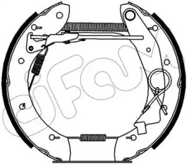 Комплект тормозных колодок CIFAM 151-430