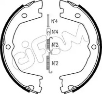 Комплект тормозных колодок, стояночная тормозная система CIFAM 153-086K