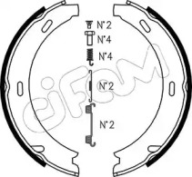 Комплект тормозных колодок, стояночная тормозная система CIFAM 153-233K