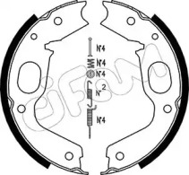 Комплект тормозных колодок, стояночная тормозная система CIFAM 153-264K