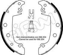 Комлект тормозных накладок CIFAM 153-324