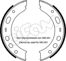 Комлект тормозных накладок CIFAM 153-337