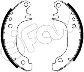 Комплект тормозных колодок CIFAM 153-343