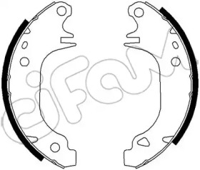 Комплект тормозных колодок CIFAM 153-343K