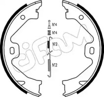 Комплект тормозных колодок, стояночная тормозная система CIFAM 153-369K