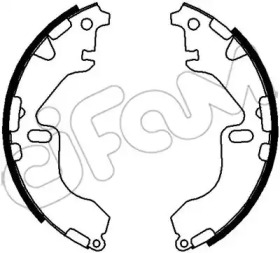 Комплект тормозных колодок CIFAM 153-448