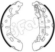Комлект тормозных накладок CIFAM 153-487