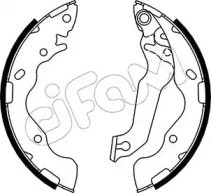 Комлект тормозных накладок CIFAM 153-504