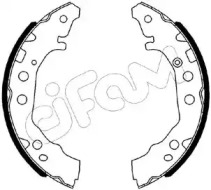 Комлект тормозных накладок CIFAM 153-526