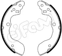 Комлект тормозных накладок CIFAM 153-540