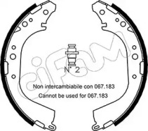 Комлект тормозных накладок CIFAM 153-607