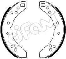 Комлект тормозных накладок CIFAM 153-646