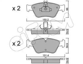 Комплект тормозных колодок CIFAM 822-219-0
