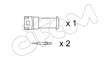 Сигнализатор, износ тормозных колодок CIFAM SU.077K