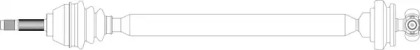 Приводной вал GENERAL RICAMBI FI3021