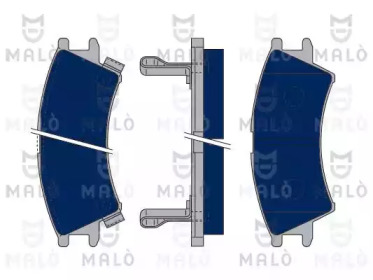 Комплект тормозных колодок MALÒ 1050018