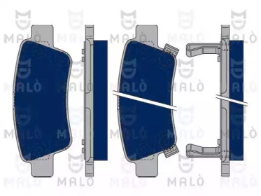 Комплект тормозных колодок MALÒ 1050036