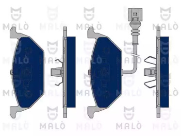 Комплект тормозных колодок MALÒ 1050103