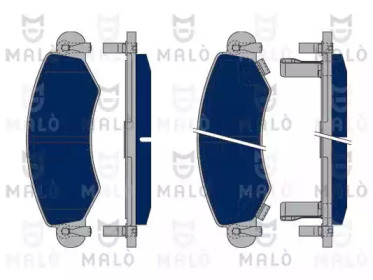 Комплект тормозных колодок MALÒ 1050153