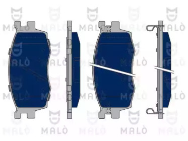 Комплект тормозных колодок MALÒ 1050200