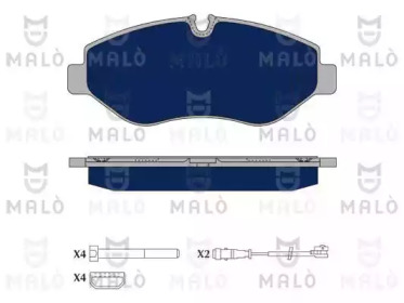 Комплект тормозных колодок MALÒ 1050230