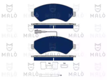 Комплект тормозных колодок MALÒ 1050234