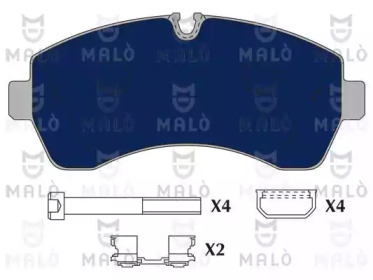 Комплект тормозных колодок MALÒ 1050619