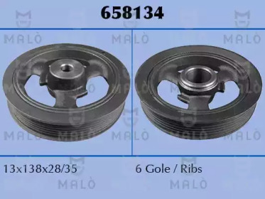 Ременный шкив MALÒ 658134
