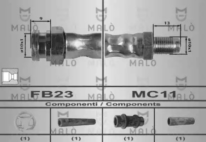 Шлангопровод MALÒ 80178