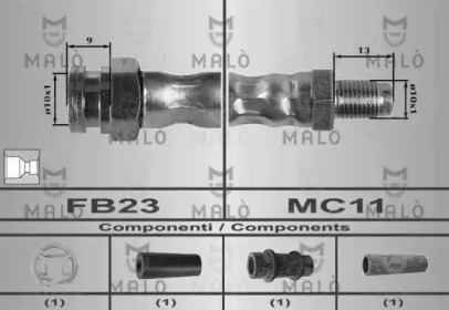 Шлангопровод MALÒ 80184