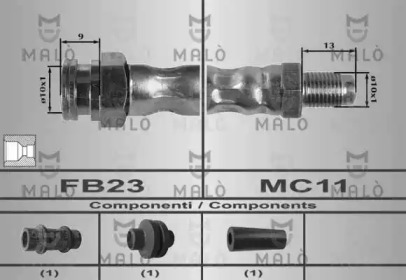 Шлангопровод MALÒ 80185