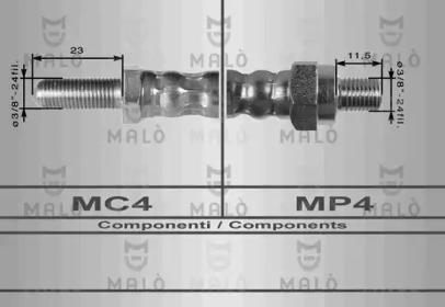 Шлангопровод MALÒ 8025