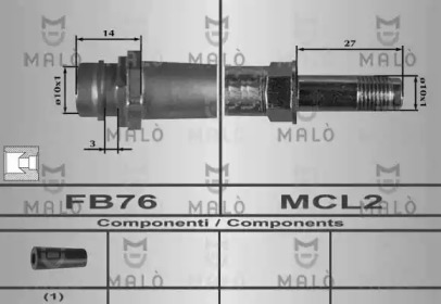 Шлангопровод MALÒ 80356