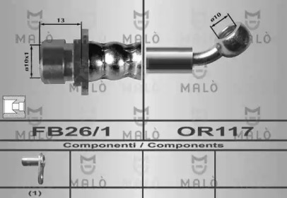 Шлангопровод MALÒ 80459