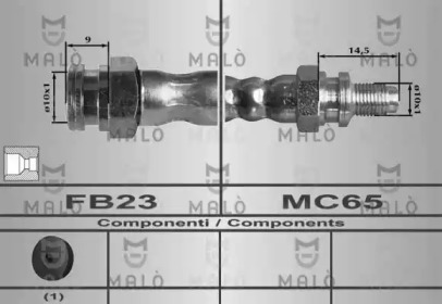 Шлангопровод MALÒ 80558