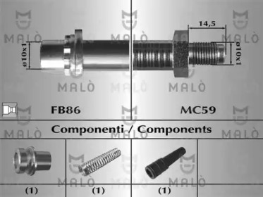 Шлангопровод MALÒ 80595