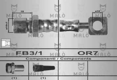 Шлангопровод MALÒ 80598