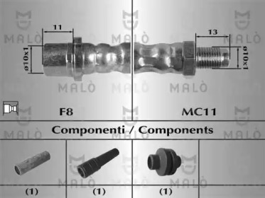 Шлангопровод MALÒ 80644