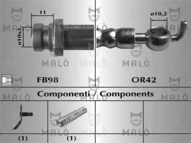 Шлангопровод MALÒ 80782