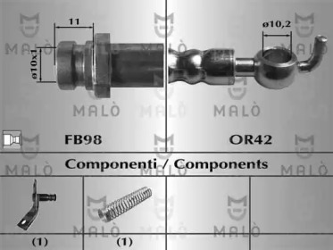 Шлангопровод MALÒ 80910