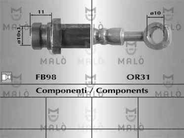 Шлангопровод MALÒ 80785